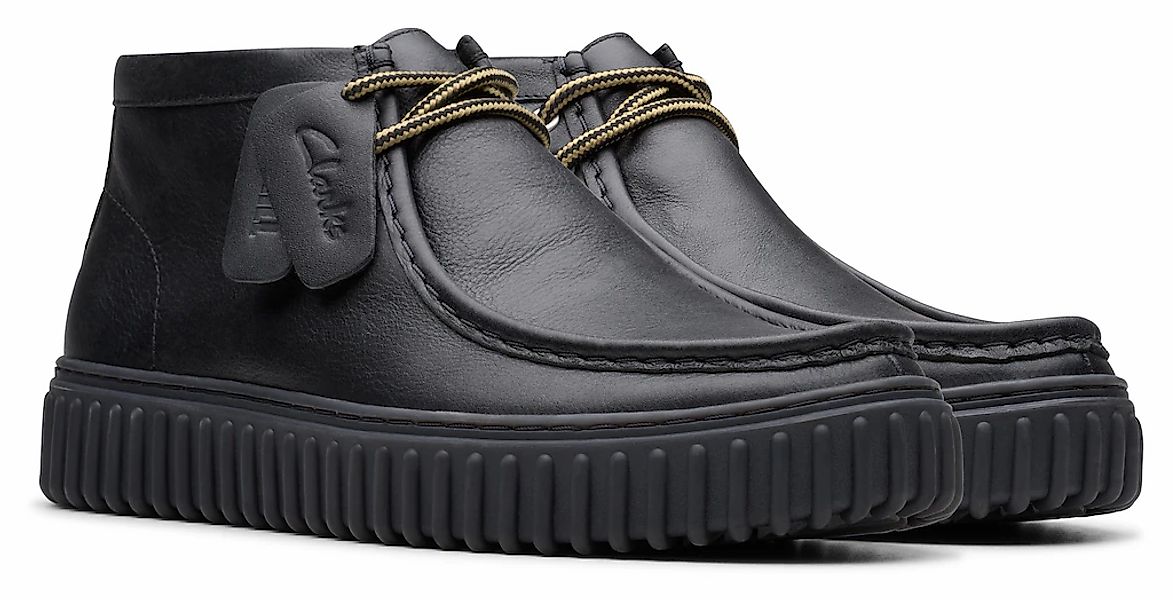 Clarks Schnürboots "Torhill Hi", Desert Boots, High Top Sneaker mit Wechsel günstig online kaufen