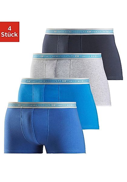 AUTHENTIC UNDERWEAR Boxer "Boxershorts für Herren" Packung, 4 Stk. tlg., sc günstig online kaufen