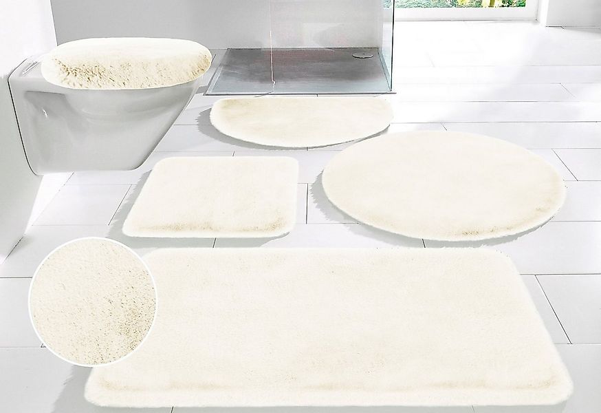 my home Badematte Rabbit Badematten, Badvorleger, Badezimmer Teppich, Höhe günstig online kaufen