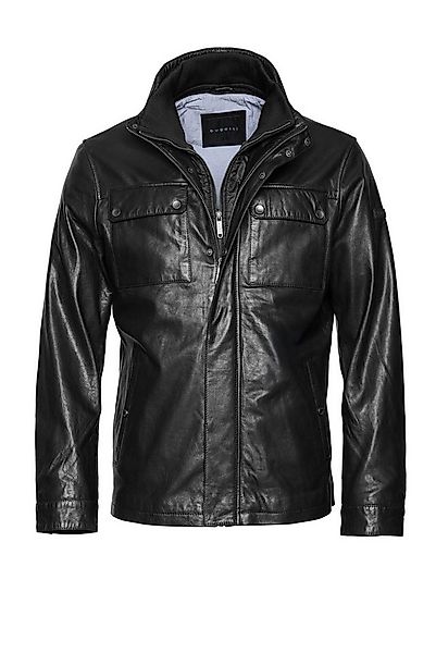 bugatti Lederjacke BUBRANDO (1-St) Mit seitlichen Eingrifftaschen günstig online kaufen