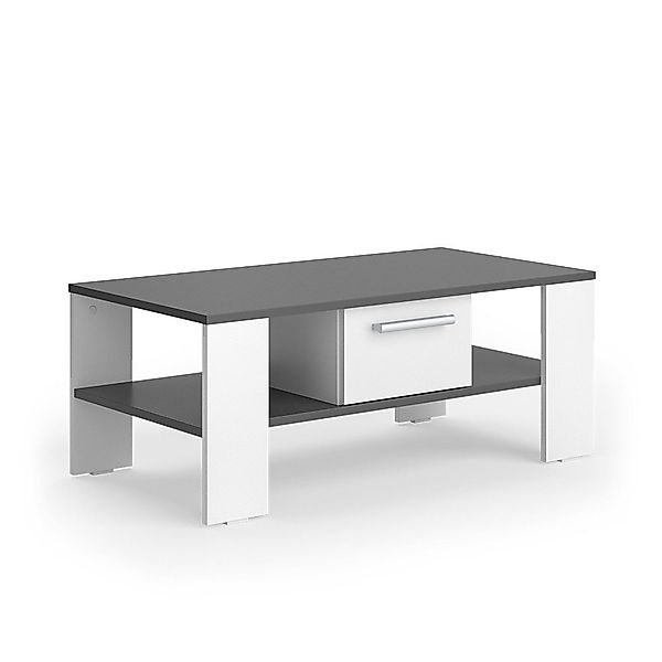 Vicco Couchtisch Wilmut, Anthrazit/Weiß, 89.8 x günstig online kaufen