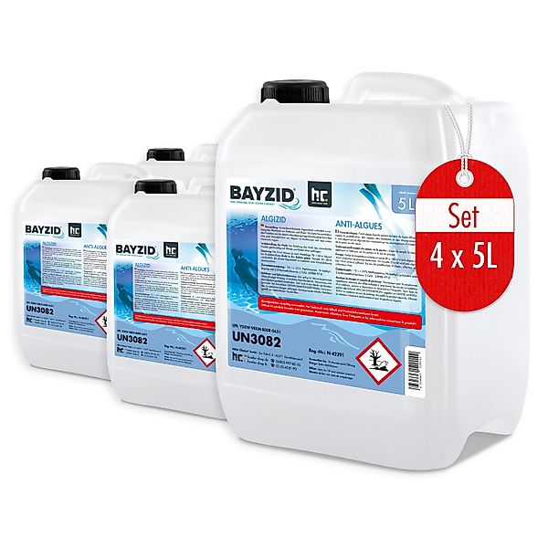 Bayzid Algizid Algenverhütung für Pools 4 x 5l günstig online kaufen