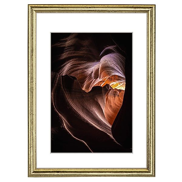 Hama Bilderrahmen Holz-Rahmen Phoenix Gold Bilder-Rahmen günstig online kaufen