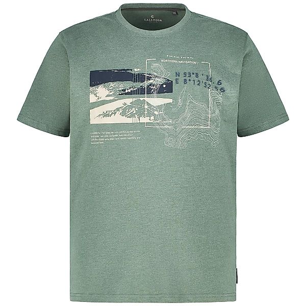 CASA MODA T-Shirt mit Print Farbe grün Größe: 3XL günstig online kaufen