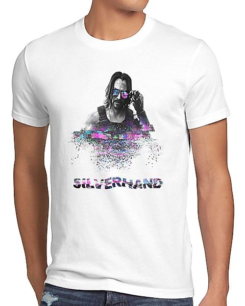 style3 T-Shirt Silverhand Glitch cyberpunk band günstig online kaufen