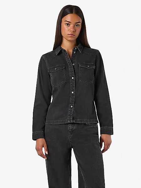 Noisy may Jeansbluse "NMNEW SIGNE L/S DENIM SHIRT VI001BL NOOS" günstig online kaufen