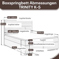 Best for Home Boxspringbett mit Bettkasten günstig online kaufen