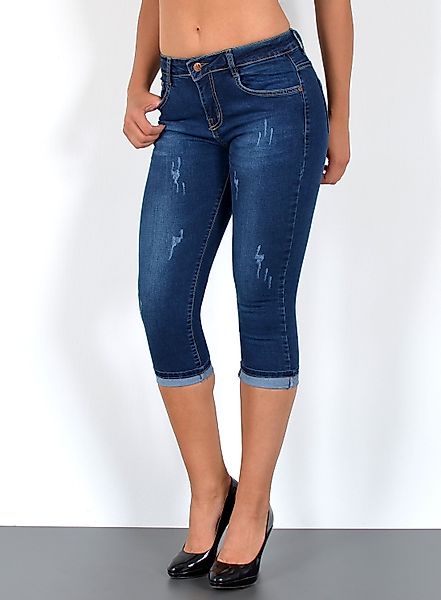 ESRA Caprijeans High Waist Capri Jeans günstig online kaufen