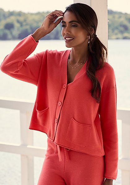 Elbsand Strickjacke aus hochwertigem Feinstrick, Loungewear günstig online kaufen