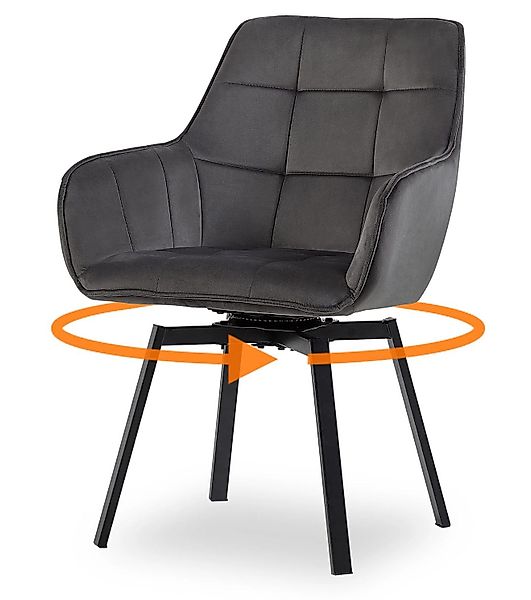 Ofcasa Esszimmerstuhl Drehstuhl (2er Set, 1 günstig online kaufen