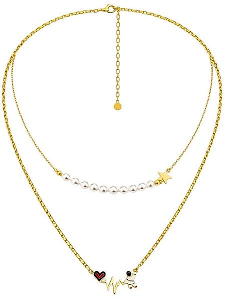 BS Schmuckdesign Statementkette Halskette Damen Layerkette mehrreihig Kette günstig online kaufen