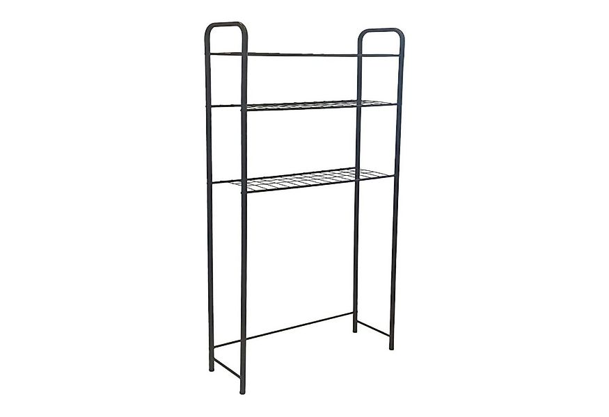 en.casa Badregal, »Nordborg« 3 Ablagen Metall 161x69x25cm Schwarz günstig online kaufen