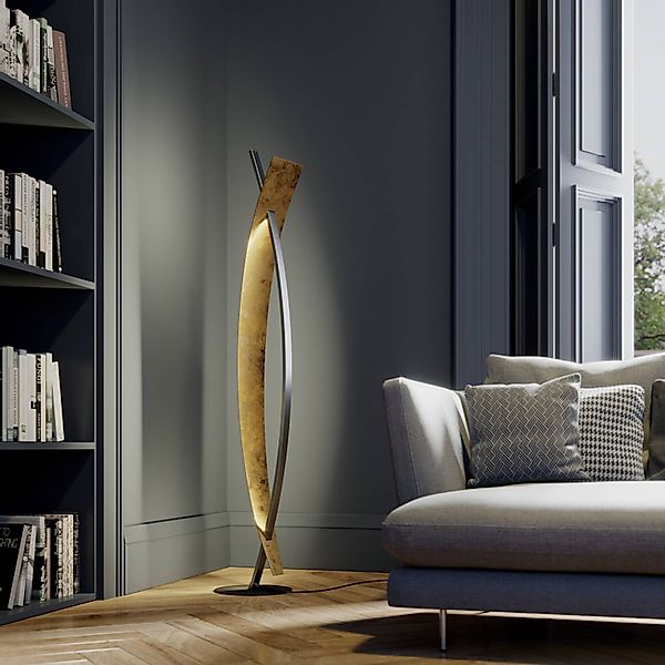 Lucande Stehlampe Marija, Enthalten, LED 24 W gesamt, warmweiß günstig online kaufen