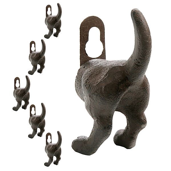 Spetebo Wandhaken Gusseisen Wandhaken Hundepopo braun günstig online kaufen
