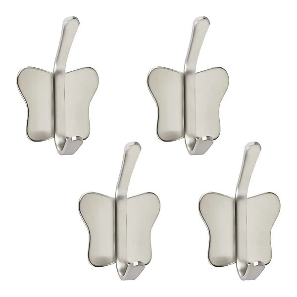 SOTECH 4er Set Garderobenhaken AJAX Edelstahl Selbstklebend günstig online kaufen