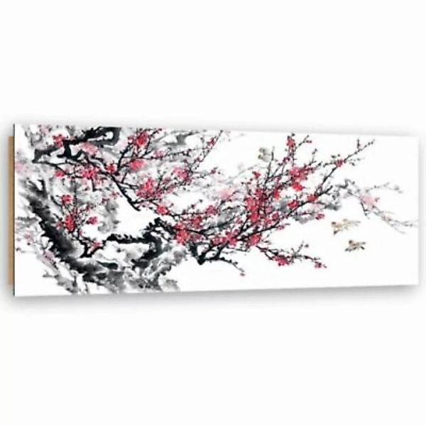 FEEBY® Kunst Kirschblüte Leinwandbilder bunt Gr. 120 x 40 günstig online kaufen
