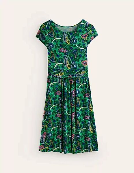 Amelie Jersey-Kleid Damen Boden, Ming-Grün, Phantasievoll günstig online kaufen