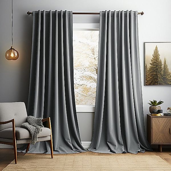 LMaxhome Verdunkelungsvorhang Blickdicht Samt Velvet Vorhang günstig online kaufen