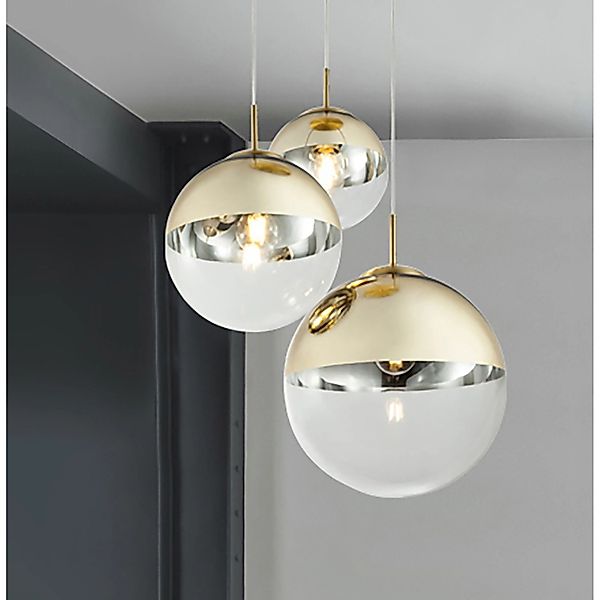 GLOBO LIGHTING Hängeleuchte Hängelampe Wohnzimmer Glas günstig online kaufen