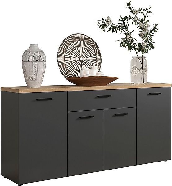 Home affaire Sideboard Bajo (1 St), Kommode mit 4 Türen und 1 Schubkasten – günstig online kaufen