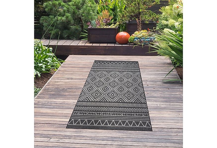 TeppichHome24 Outdoorteppich In- & Outdoorteppich in modernem Boho-Design i günstig online kaufen