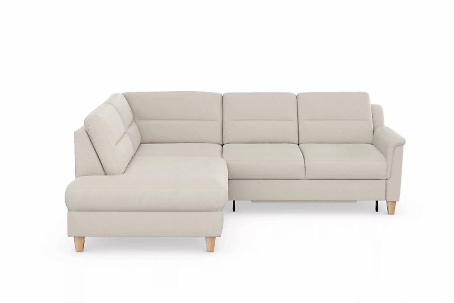 sit&more Ecksofa »Farö L-Form«, inklusive Federkern, wahlweise mit Bettfunk günstig online kaufen