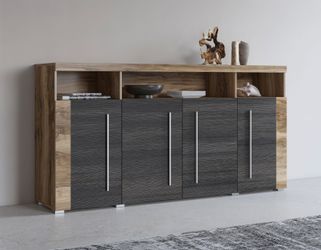 INOSIGN Sideboard "Roger,Breite 182cm, stilvolle Schrank mit 4 Türen" Kommo günstig online kaufen