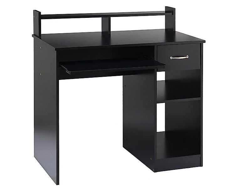 COSTWAY Schreibtisch, mit Ablage, Schublade, Tastaturauszug günstig online kaufen