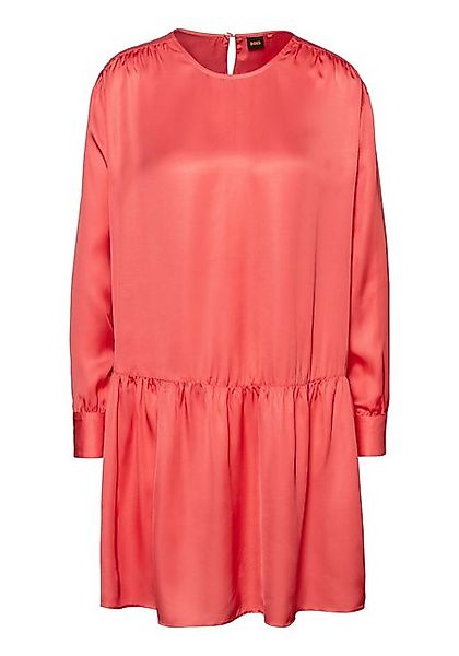 BOSS ORANGE Blusenkleid Diveno Premium Damenmode mit gerafften Details günstig online kaufen