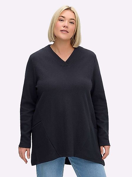 Sheego Sweater Sweatshirt Langarm günstig online kaufen