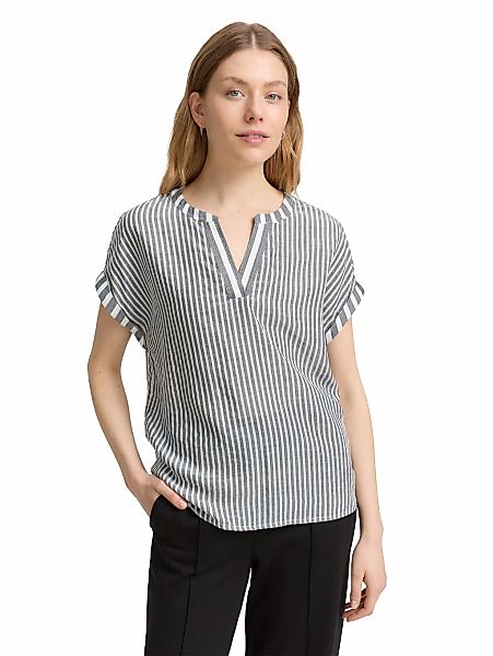 TOM TAILOR Shirtbluse, mit Streifen Muster günstig online kaufen