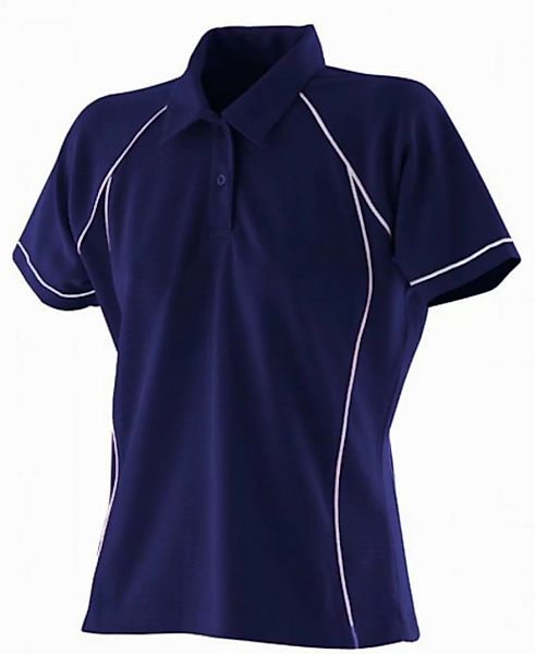 Finden+Hales Poloshirt Ladies Piped Performance Damen Poloshirt günstig online kaufen