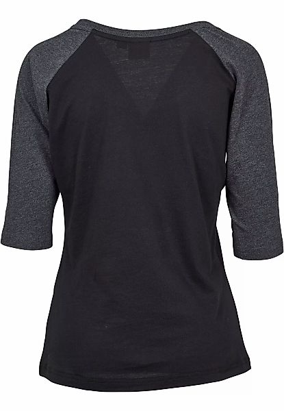 URBAN CLASSICS Kurzarmshirt "Urban Classics Damen Ladies 3/4 Contrast Ragla günstig online kaufen