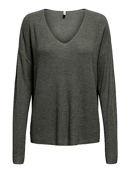 ONLY Strickpullover ONLLECIA LIFE LS LOOSE V-NECK CC KNT günstig online kaufen