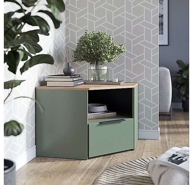 Vicco Lowboard Wido, Grün/Sonoma, 68 x 50 cm (1 St) günstig online kaufen