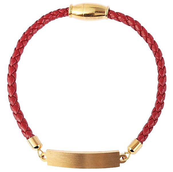 AKZENT Armband Taslima Echtleder rot, Damen günstig online kaufen