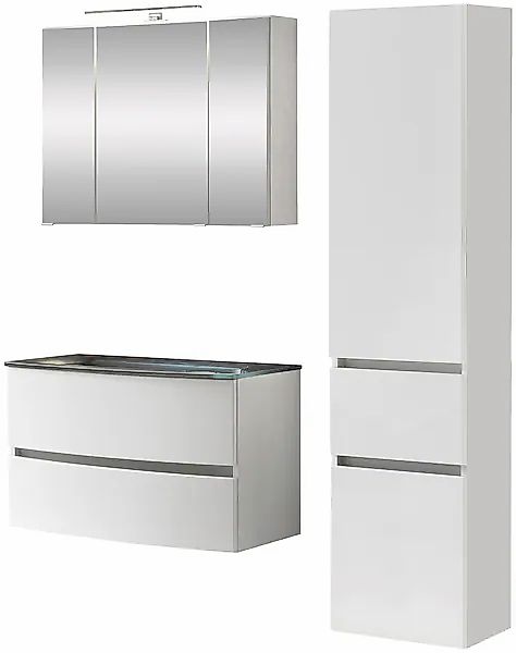 welltime Badezimmer-Set »Kaunas« Set, 3 Stk. tlg. günstig online kaufen