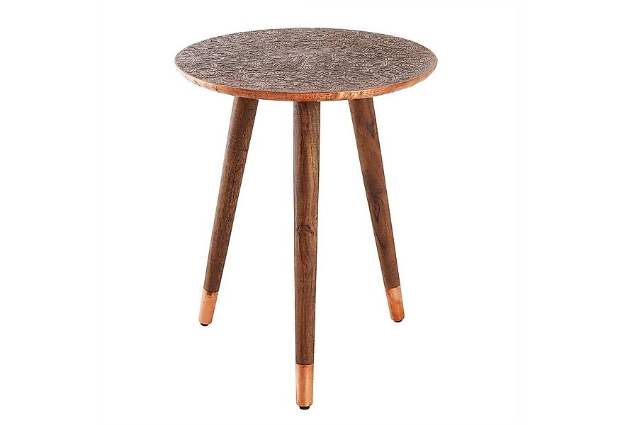 riess-ambiente Beistelltisch ALCAZAR 50cm antik kupfer / braun (Einzelartik günstig online kaufen