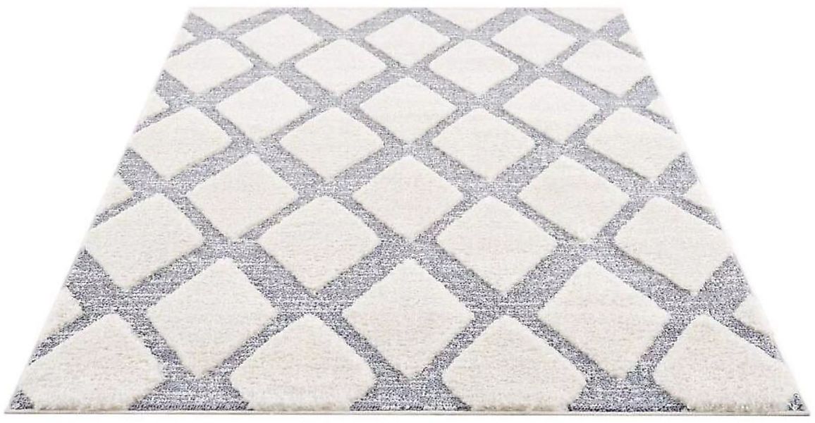 Carpet City Hochflor-Teppich »Focus 4499«, rund günstig online kaufen
