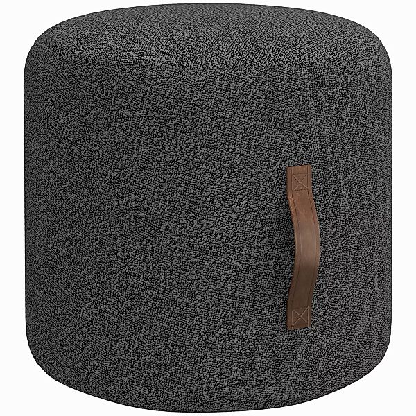 HOMCOM Fußhocker Sitzhocker, Runder Polsterhocker, (Fußstütze, günstig online kaufen