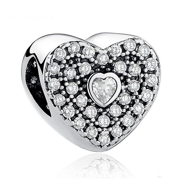 PANDACHARMS Bead Sternenherz Charm für Charm Armband, 925er Sterling Silber günstig online kaufen