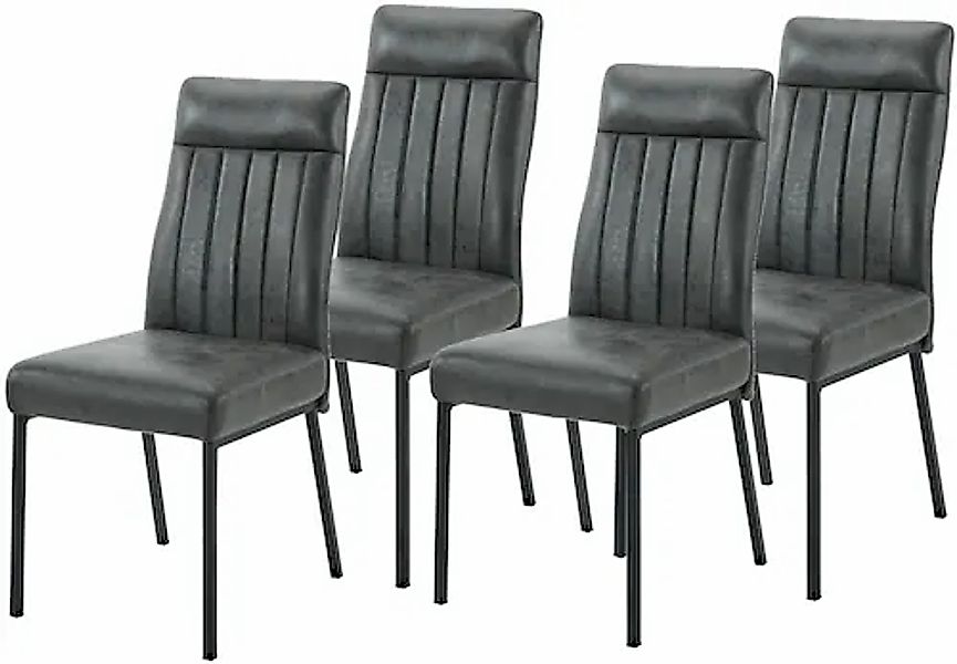 HELA 4-Fußstuhl »CATANIA« (Set) 4 Stk.4-Fuß, Federkorb, Vierkantrohrgestell günstig online kaufen