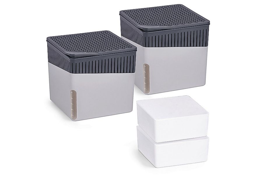 WENKO Luftentfeuchter Cube, für 80 m³ Räume, 2 x 1000g günstig online kaufen