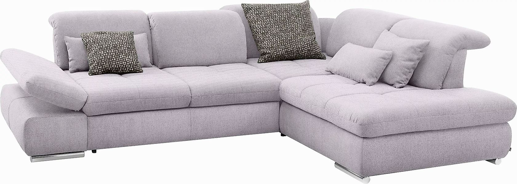 set one by Musterring Ecksofa »SO 4100 mit komfortablen Federkern und Kopft günstig online kaufen