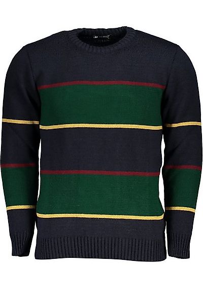 U.S. GRAND POLO Strickpullover Blauer Herrenpullover: Eleganter Look mit Ko günstig online kaufen