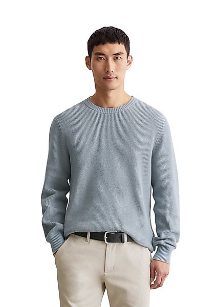 Marc O'Polo Rundhalspullover Sanfter Bi-Color-Effekt günstig online kaufen