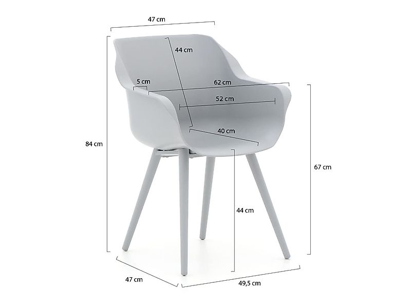 Hartman Gartenstuhl Sophie Studio (1 Stück), günstig online kaufen
