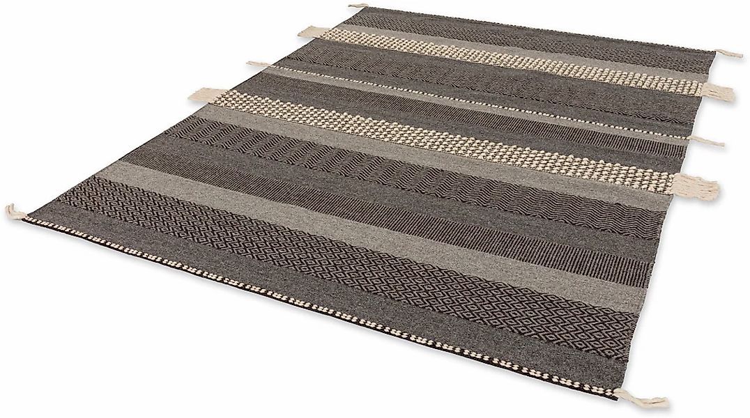 SCHÖNER WOHNEN-Kollektion Wollteppich "Botana" rechteckig 8 mm Höhe reine W günstig online kaufen