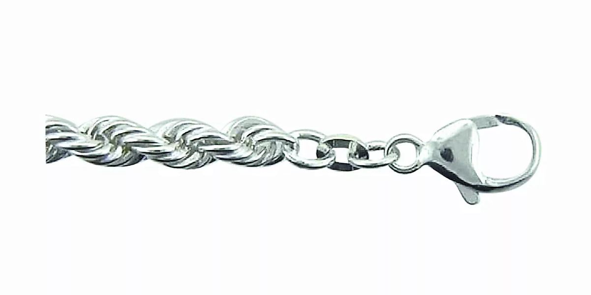 Adelia´s Silberarmband "Damen Silberschmuck 925 Silber Kordel Armband 19 cm günstig online kaufen