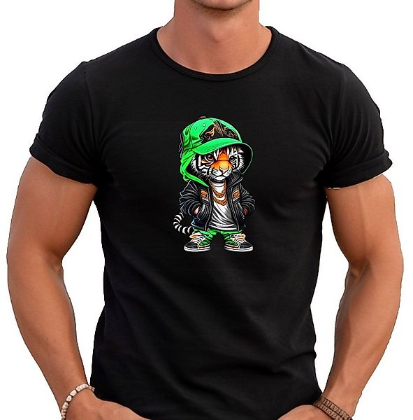 Banco T-Shirt Lion King of the Jungle 100% Baumwolle Sommer Summer Freizeit günstig online kaufen